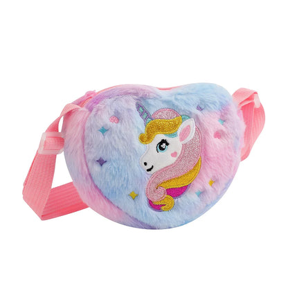 Cute Unicorn Handbag for Girls - Sweet Kids Crossbody Shoulder Bag, Small Purse & Birthday Gift