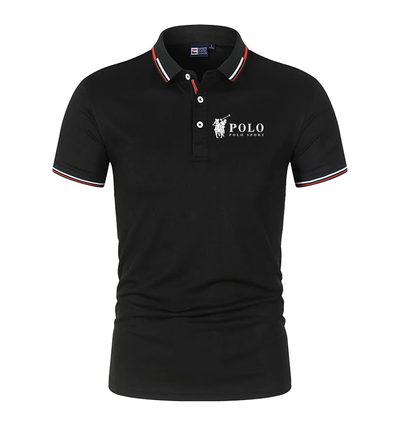 Men's Premium Summer Polo Shirt - Quick Dry Breathable Casual Business Sports Polo