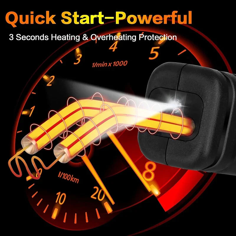 100W Plastic Welding Machine Kit | Automotive Bumper Crack Repair Gun with Iron | Hot Stapler Soldering Iron Garage Tool