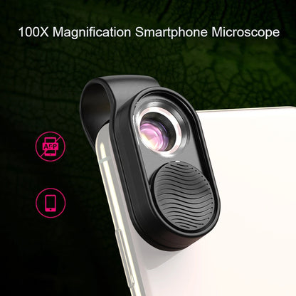 100X/200X Microscope Phone Lens with Clip – Magnifier for Plants, Insects, Hair, Skin, Jewelry & Jade Inspection