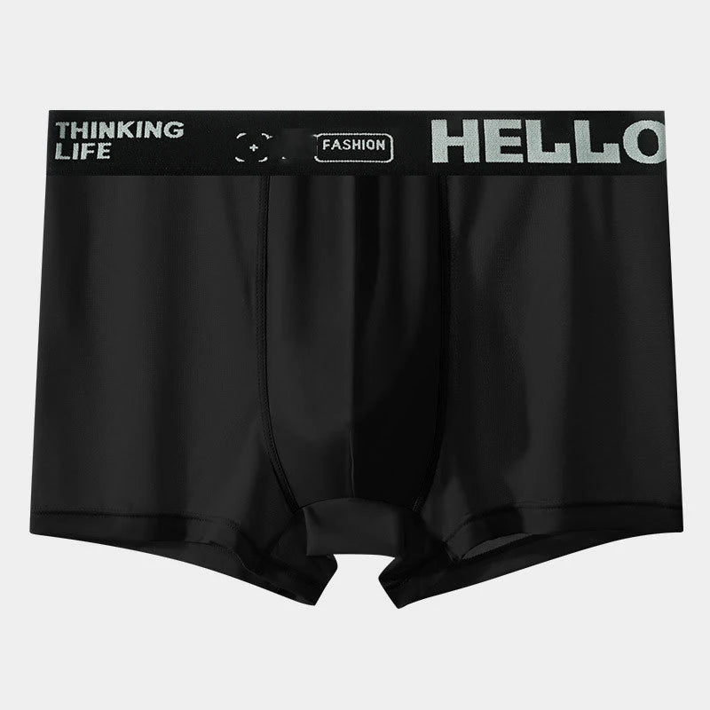 Men's Ice Silk Graphene Boxer Briefs – Breathable, Ultra-Thin, Comfortable Trunks Underwear