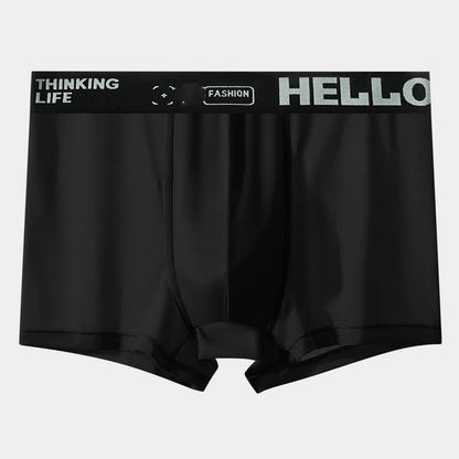Men's Ice Silk Graphene Boxer Briefs – Breathable, Ultra-Thin, Comfortable Trunks Underwear