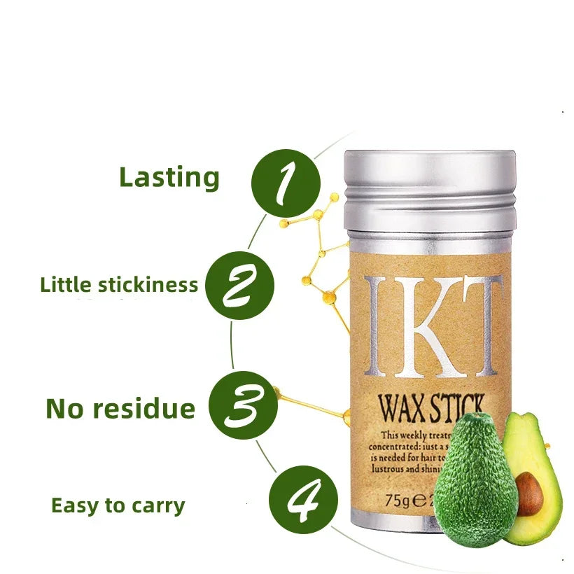 Hair Wax Stick – Long-Lasting, Waterproof Portable Finishing Tool for Broken Hair & Styling