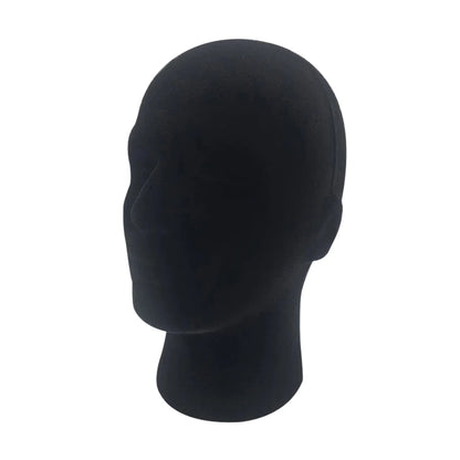 Foam Mannequin Head - Hat, Cap, Wig & Glasses Display Stand with Stable Base for Photography, Closet & Mall Use