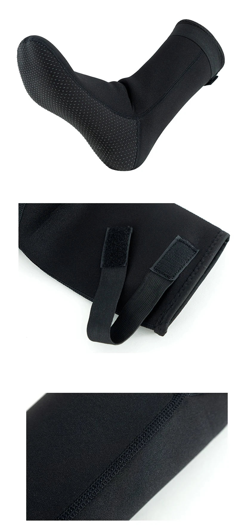 3mm/5mm Neoprene Diving Socks – Non-Slip, Warm Patchwork Wetsuit Shoes for Adults, Surfing, Swimming & Snorkeling Boots
