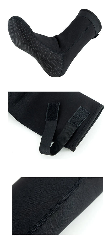 3mm/5mm Neoprene Diving Socks – Non-Slip, Warm Patchwork Wetsuit Shoes for Adults, Surfing, Swimming & Snorkeling Boots
