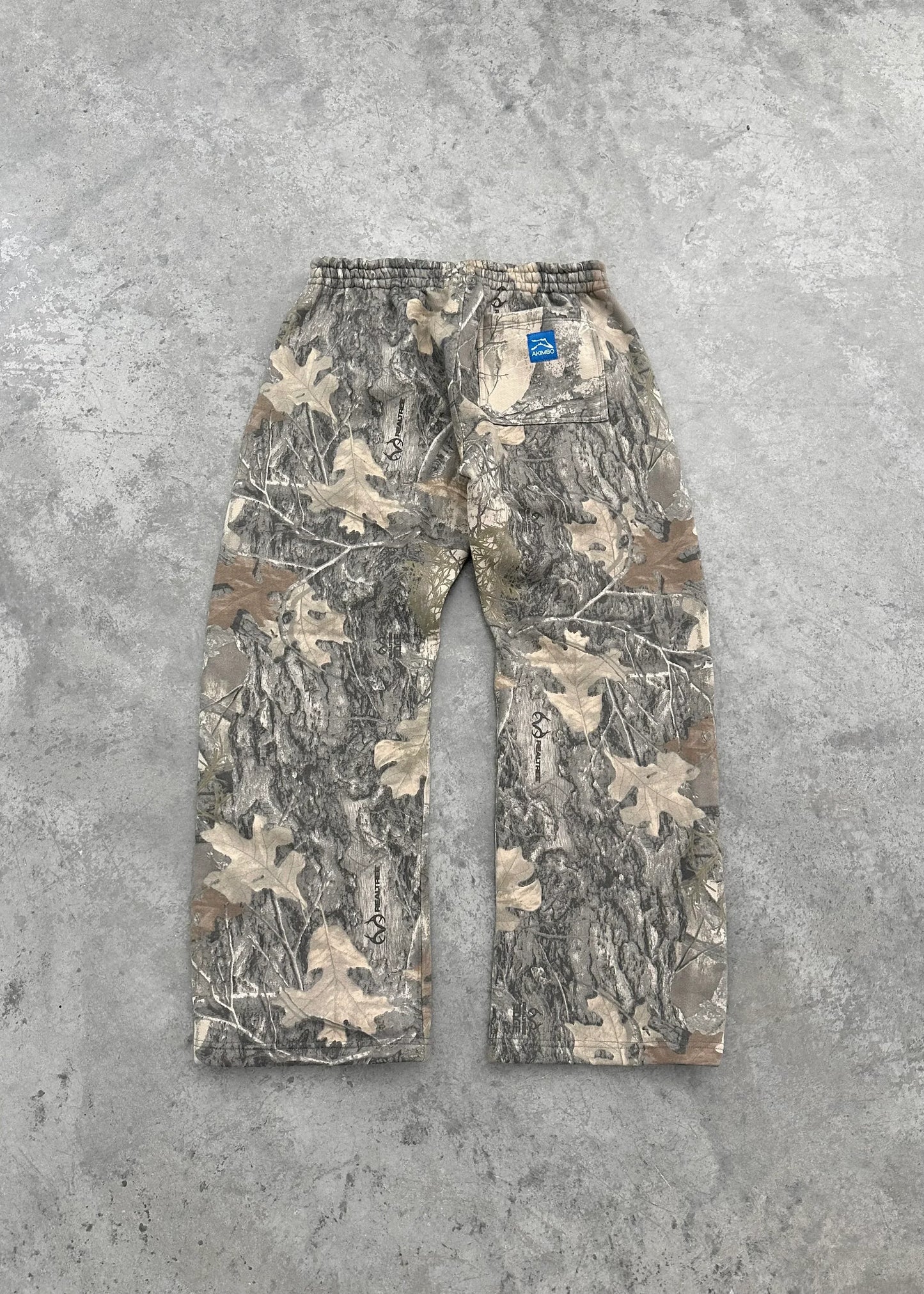 Y2K Camouflage Sweat Pants — Men’s High Street Hip Hop Oversized Baggy Unisex Streetwear