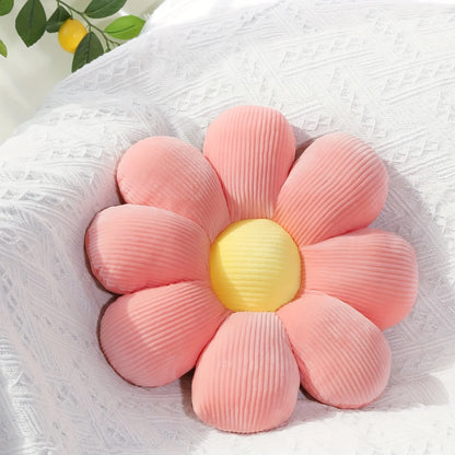 Sunflower Pillow & Daisy Seat Cushion – Plush Flower Mat for Office, Christmas, Halloween & Thanksgiving Gift