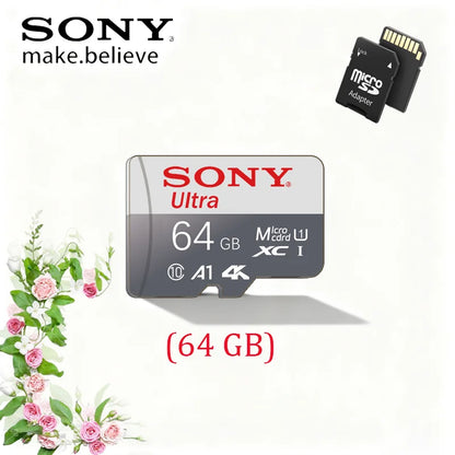 SONY Original Micro SD Card – 128GB 256GB 512GB 1TB 2TB U3 4K Memory Card for Phone, Camera, Tablet, PC