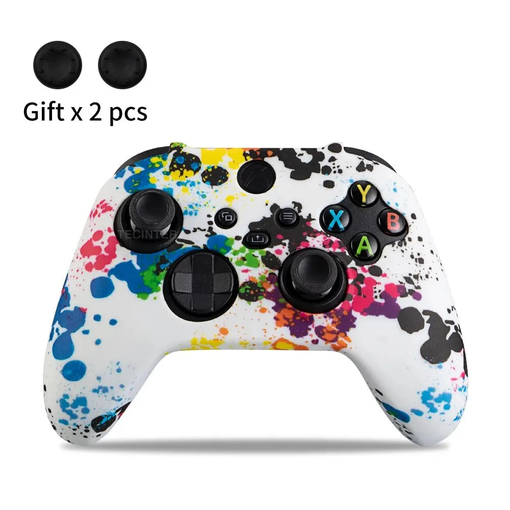 Silicone Protective Case for Xbox Series X/S Controller — Thumbstick Grips & Joystick Cover Gamepad Accessories