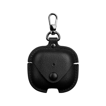 Leather Business Case for AirPods 4 – Luxury PU Headphone Cover with Hook