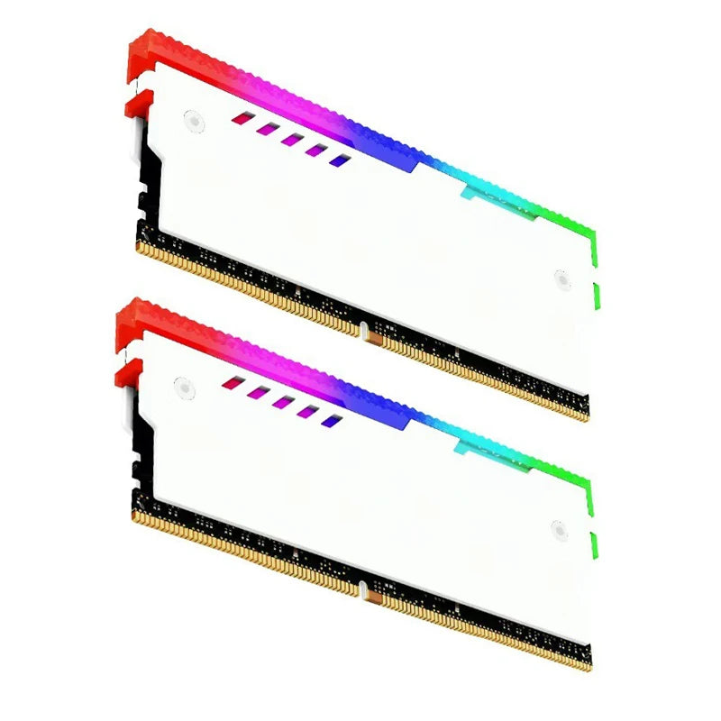 TEUCER ARGB RAM Cooling Kit – Memory Heat Sink Vest for PC Desktop Computers