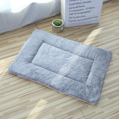 Thick Cat Sleeping Mat - Soft Flannel Pet Cushion Blanket for Cats & Small Dogs Winter Warm Comfort