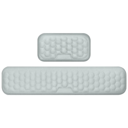 Ergonomic Keyboard Mouse Wrist Rest - Office Typing Protection, Memory Foam Mouse Pad for Computer, Laptop Desk Mat