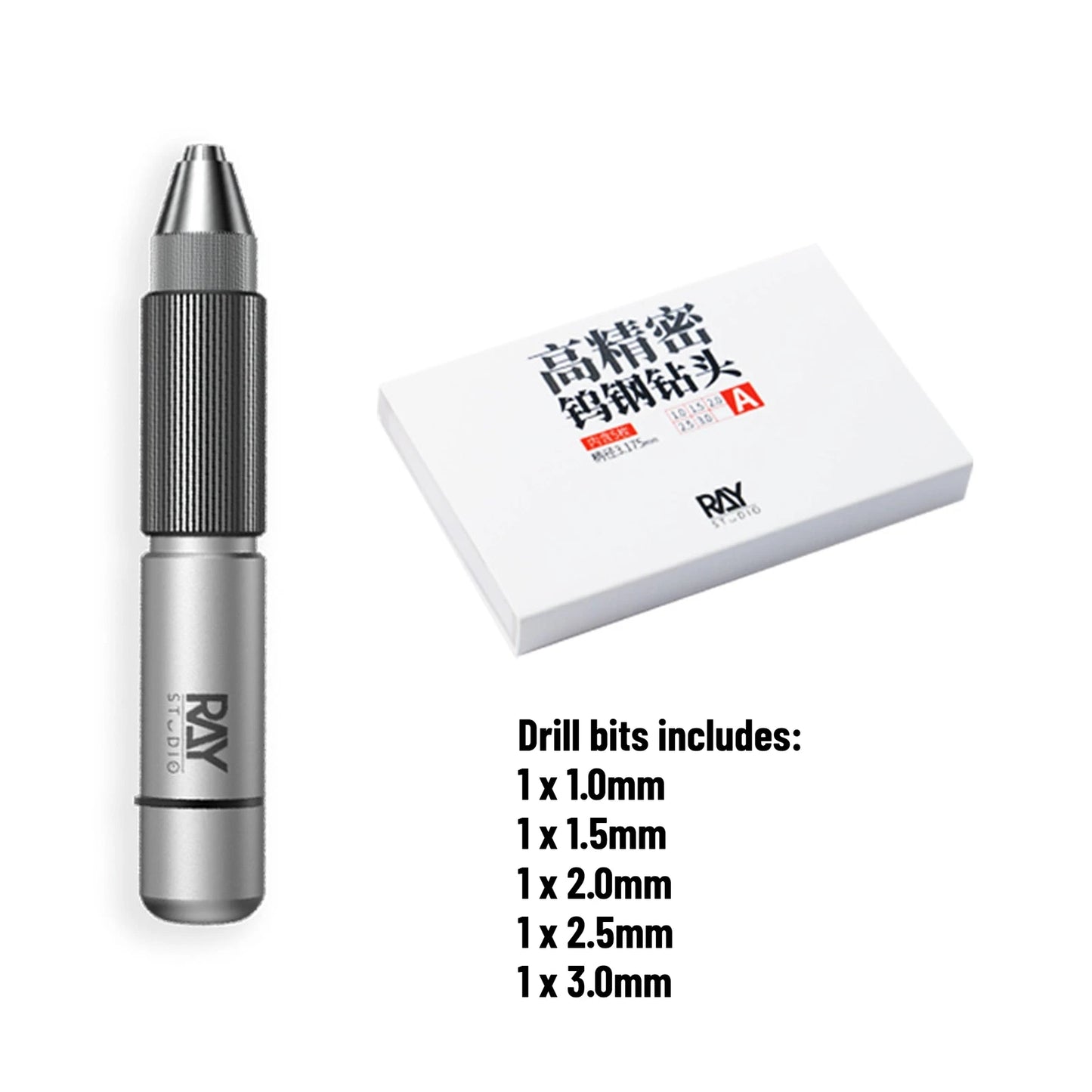 RAYSTUDIO RHD-01 Hatch Drill Handle – Hand Craft Hobby Tool for 0.1–3.2mm Drill Bit Model Assembly