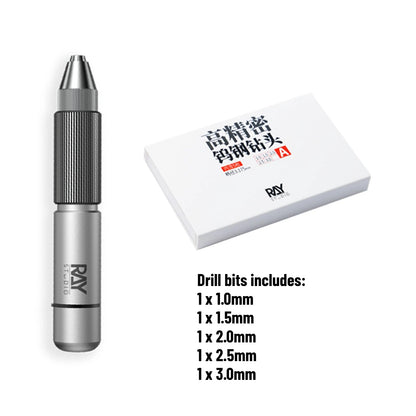 RAYSTUDIO RHD-01 Hatch Drill Handle – Hand Craft Hobby Tool for 0.1–3.2mm Drill Bit Model Assembly