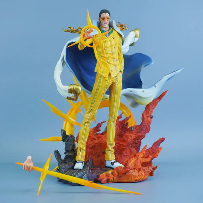 27.5cm One Piece Anime Figure — Borsalino PVC Action Statue, Desktop Collectible Model Toy, Gift for Fans
