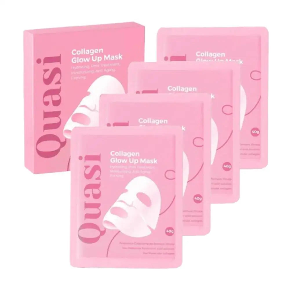 Bio Collagen Overnight Face Mask - 4-Piece Set for Nourishing, Brightening & Smoothing Skin