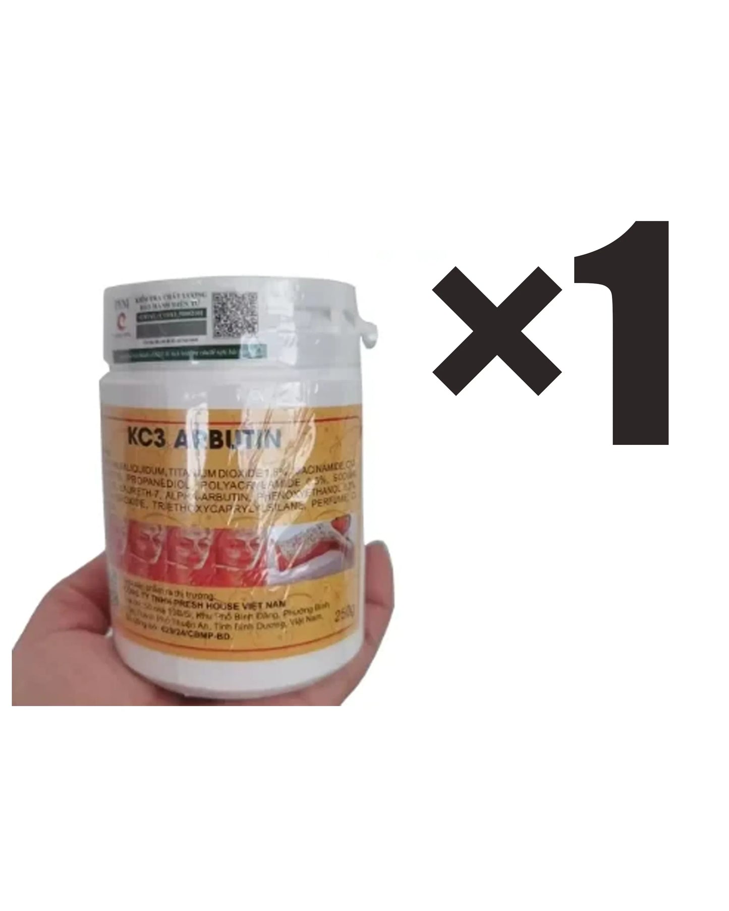 200g Thai Arbutin 3C3 Body Whitening Cream - Intensive Brightening Moisturizer for Smoother Radiant Skin