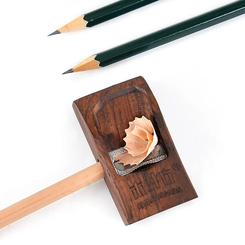 Mini Pencil Sharpener - Portable Pencil Grinder for Wood, Charcoal & Lead Sharpening