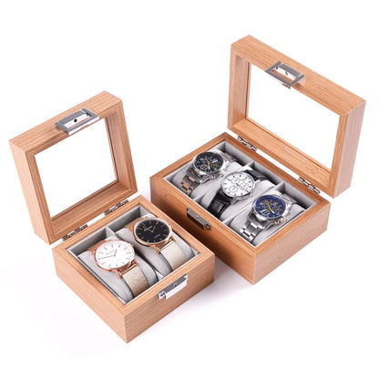 WellZone 2024 Bamboo Watch Box — Eco-Friendly Chinese Style Fashionable Watch Storage Case
