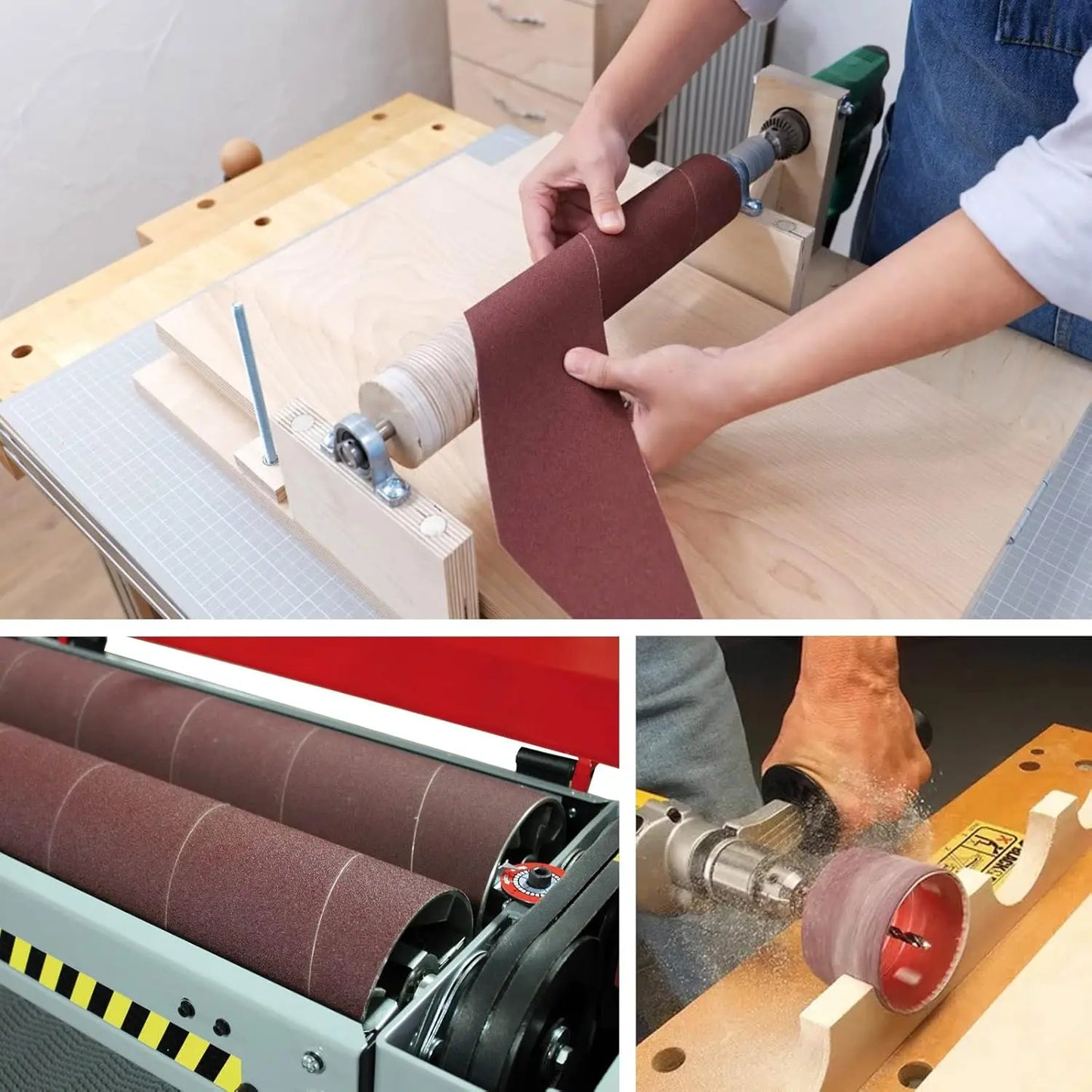 Aluminum Oxide Sandpaper Roll 9.5cm Wide – 60–600 Grit Abrasive Paper for Metal Grinding, Wood Polishing, Furniture & Car Detailing Use