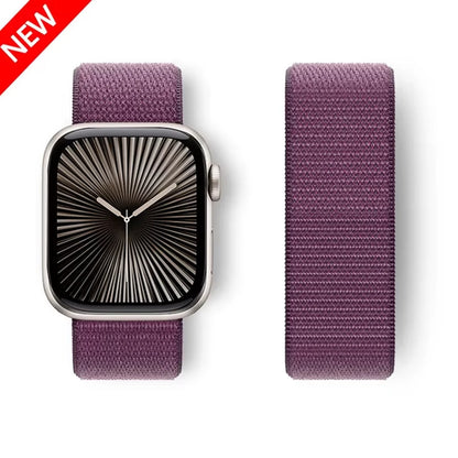 Sport Loop Strap for Apple Watch Band 40mm–49mm – Compatible with Series 3–10, SE & Ultra Adjustable Bracelet