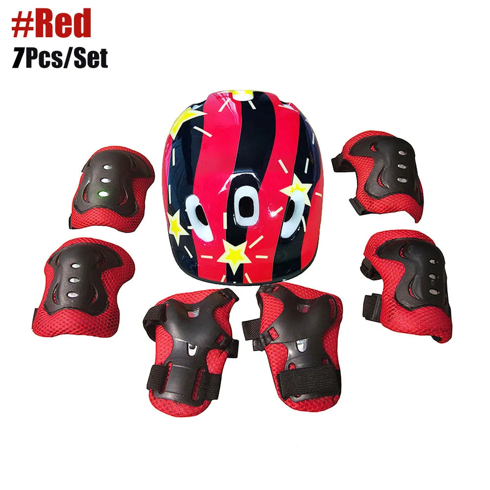 Kids Bike Helmet & Protective Gear Set – Toddler Helmet with Knee, Elbow & Wrist Pads for Cycling, Skateboard, Scooter & Skating