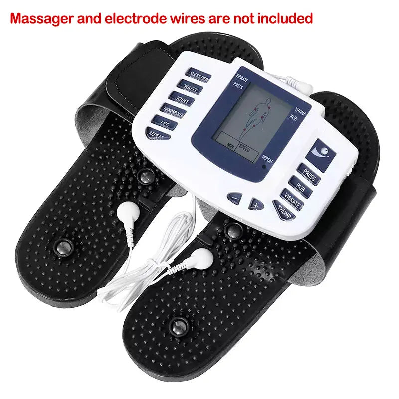 Foot Massage Slippers — Reflexology TENS & EMS Acupuncture Therapy for Feet Relaxation and Body Massage