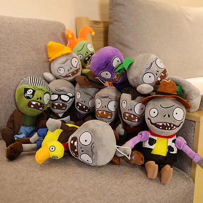 Plants vs Zombies 2 Plush Toys — Peashooter & Sunflower Stuffed Dolls Anime PVZ Gift for Kids