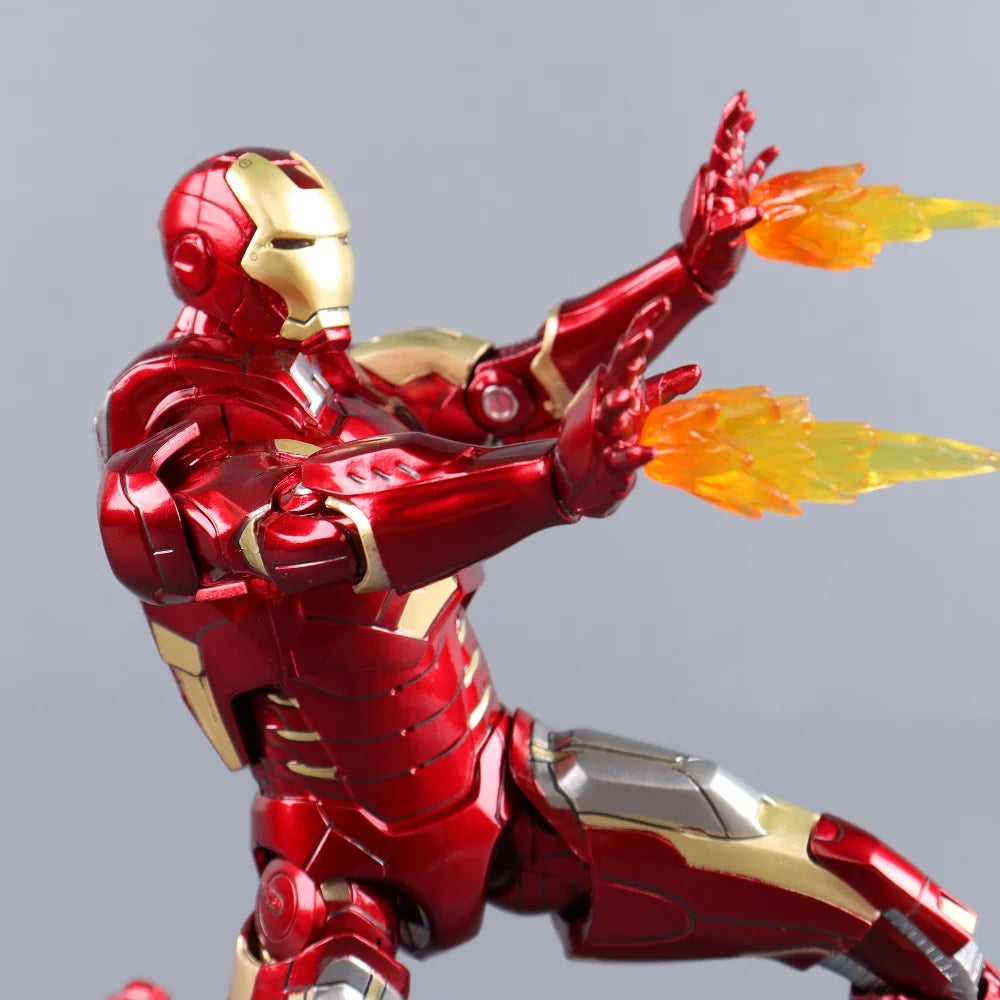 ZD Toys 7" Iron Man Action Figures – Joint Movable MK1 to MK50 Movie Collectible Dolls