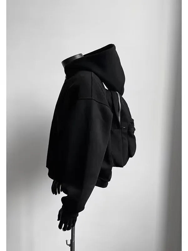 Autumn/Winter Y2K Hoodie – Oversized 3D Backpack Streetwear for Men