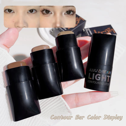 High-Light Trimming Stick Contour Shadow Cream - Natural Nude Makeup, Three-Dimensional Brightening Lying Silkworm Contour Stick