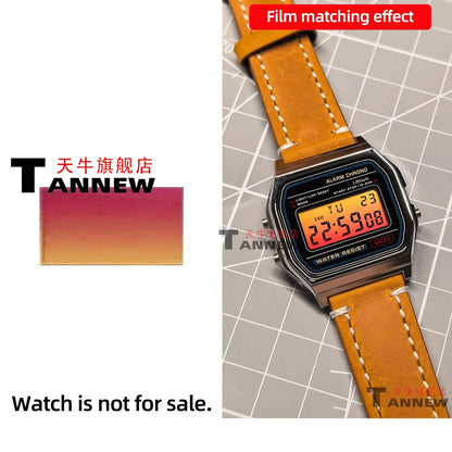 Casio F-91W A158W A168 Mod Kit - STN HD Display, Rainbow Gradient Display Sticker & Complete Watch Makeover Set