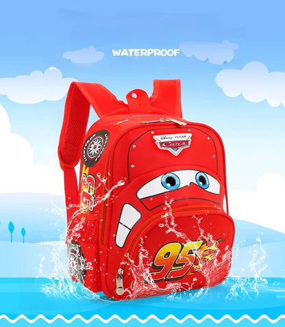 Hot Kindergarten Cartoon 3D Car Travel Backpack – Waterproof Boys Backpack for Kids 2-5 Years Old