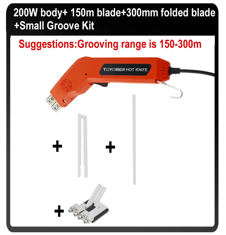 Electric Foam Cutter Hot Knife – Polystyrene, Styrofoam, Fabric, and Rope Cutting Tool for DIY Projects