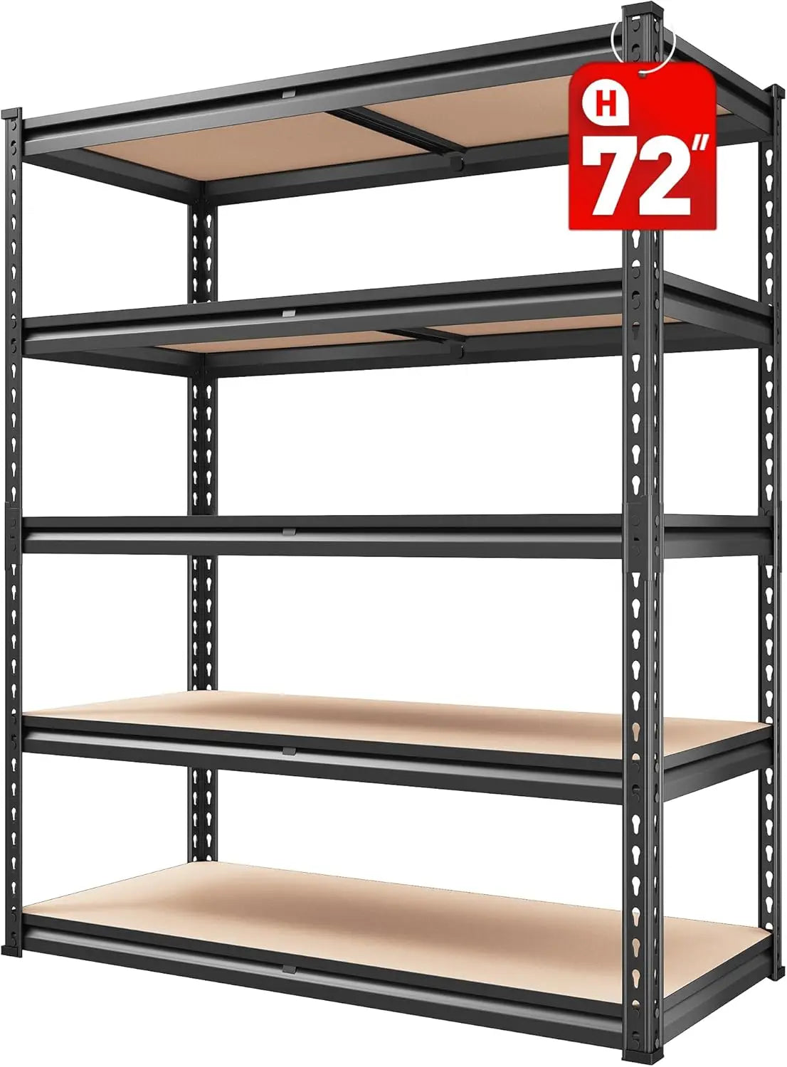 4-Tier Heavy Duty Garage Shelving – 2000LBS Adjustable Metal Storage Rack for Closet, Pantry, Utility