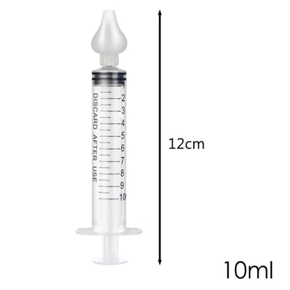 Baby Nasal Aspirator Syringe Set – 2-Piece 10mL PP Nose Cleaner for Newborns and Infants