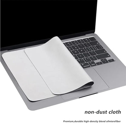 Microfiber Keyboard Dust Cover - Ultra Thin Waterproof Protector for MacBook Pro Air 15-16 Inch