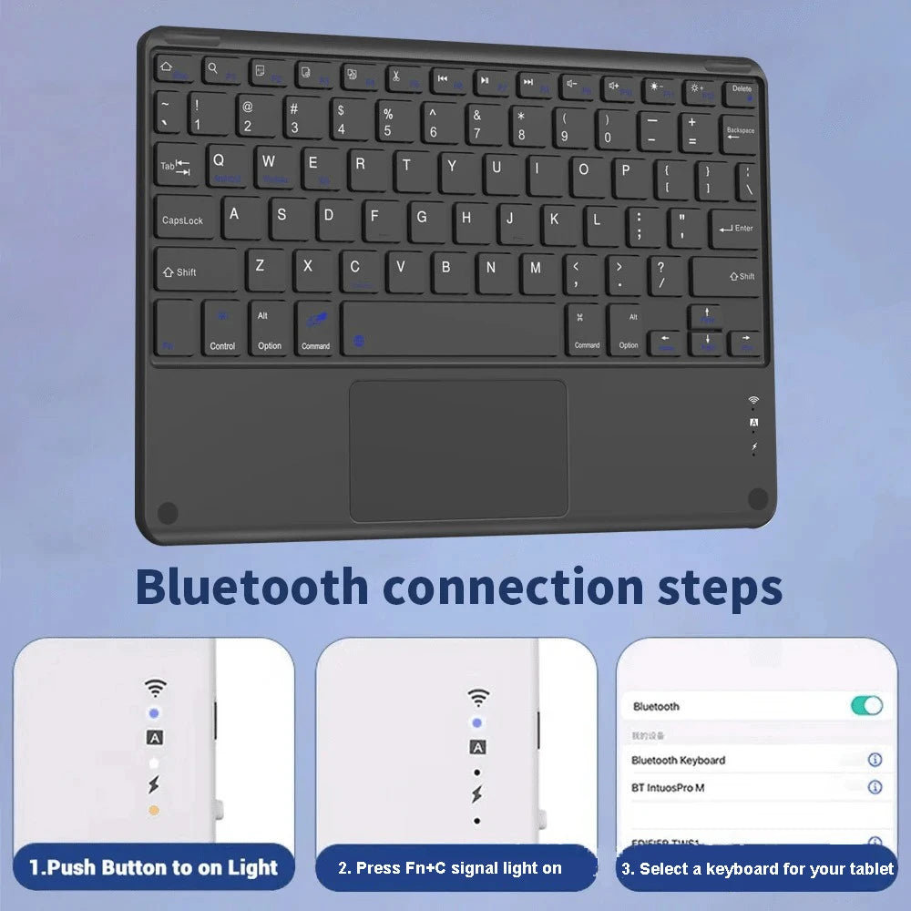 Lenovo Idea Tab 11" TB336FU/ZU Case with Wireless Bluetooth Removable Keyboard Cover