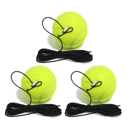 Heavy Duty Tennis Trainer Rebounder Base – Elastic Rope Ball Practice Self-Training Tennis Practice Aid with Durable Sparring System