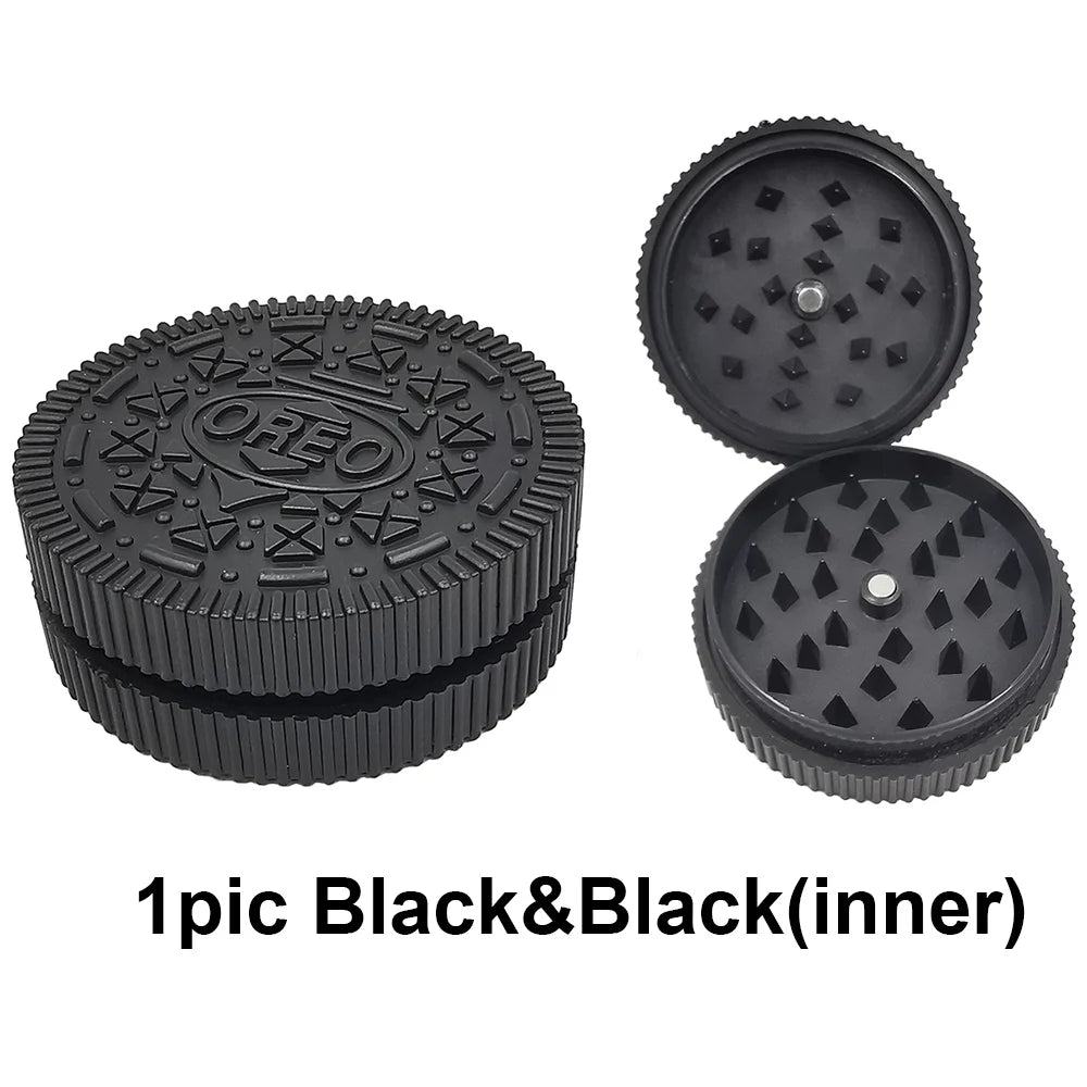 60MM Herb Grinder — Plastic Cookie & Biscuit Crusher | Hand Muller for Tobacco, Cigarettes & Chocolate