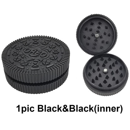 60MM Herb Grinder — Plastic Cookie & Biscuit Crusher | Hand Muller for Tobacco, Cigarettes & Chocolate