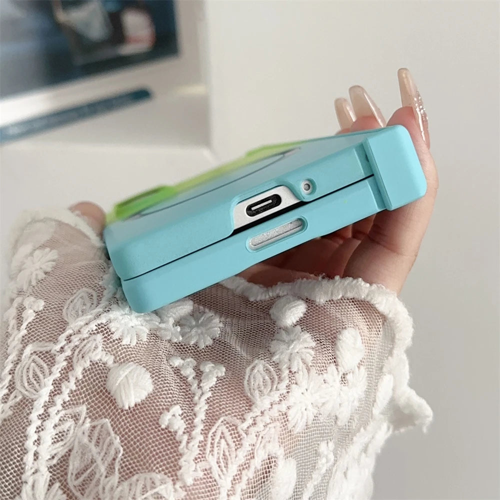 Gradient Dual Color Magnetic Liquid Silicone Phone Case for Samsung Galaxy Z Fold 7 / 6 / 5 / 4 / Z Fold 3 – MagSafe Compatible Shockproof Cover with Soft Touch Protection