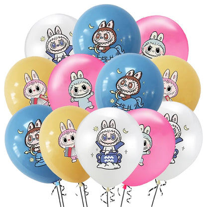 Doll Birthday Party Supplies – Disposable Tableware, Balloons, Banner & Stickers