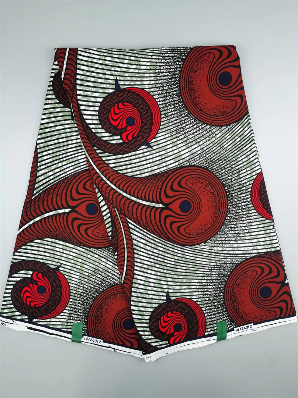 African Wax Fabric - Cotton Nigerian Ankara Batik Block Print Sewing Cloth