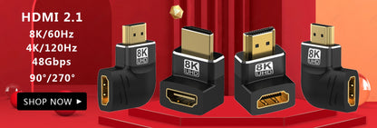 USB-C to HDMI Cable – 8K@60Hz, 4K@120Hz Type-C to HDMI Adapter for MacBook Air, iPad, HDTV, TV Converter