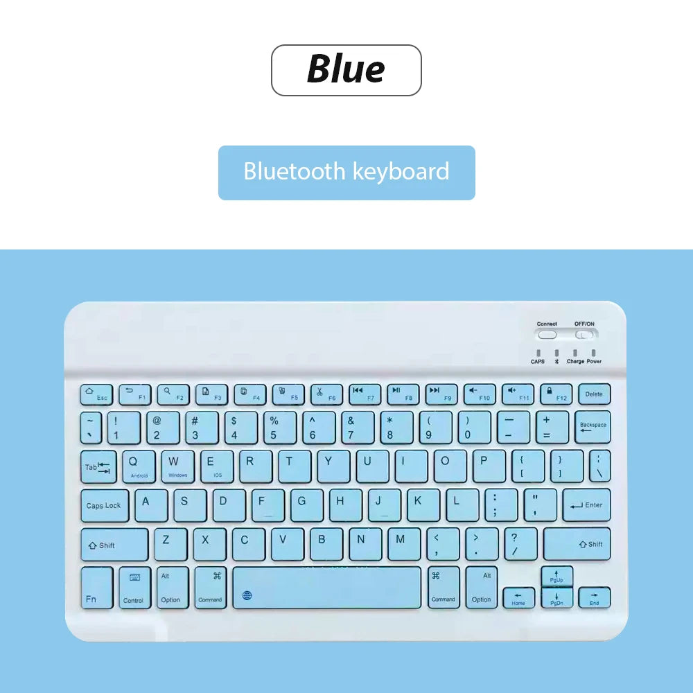 Mini Bluetooth Wireless Keyboard Set - Universal Phone Tablet iPad Keyboard and Mouse Accessories
