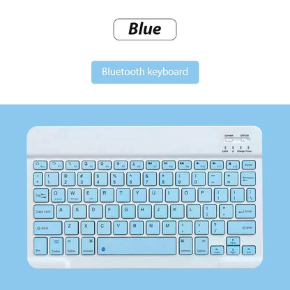 Mini Bluetooth Wireless Keyboard Set - Universal Phone Tablet iPad Keyboard and Mouse Accessories