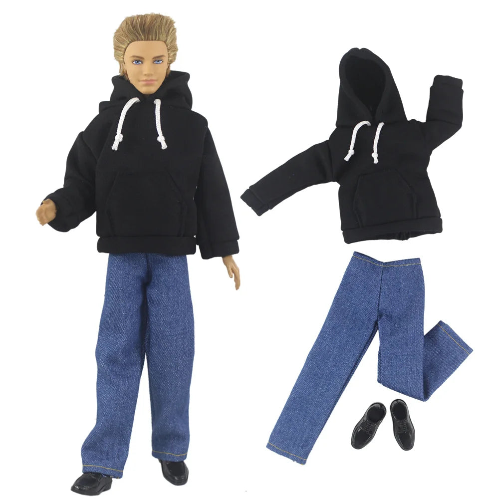 12-Inch Ken Doll Clothes – Casual Sweater Outfit, Multiple Styles Available